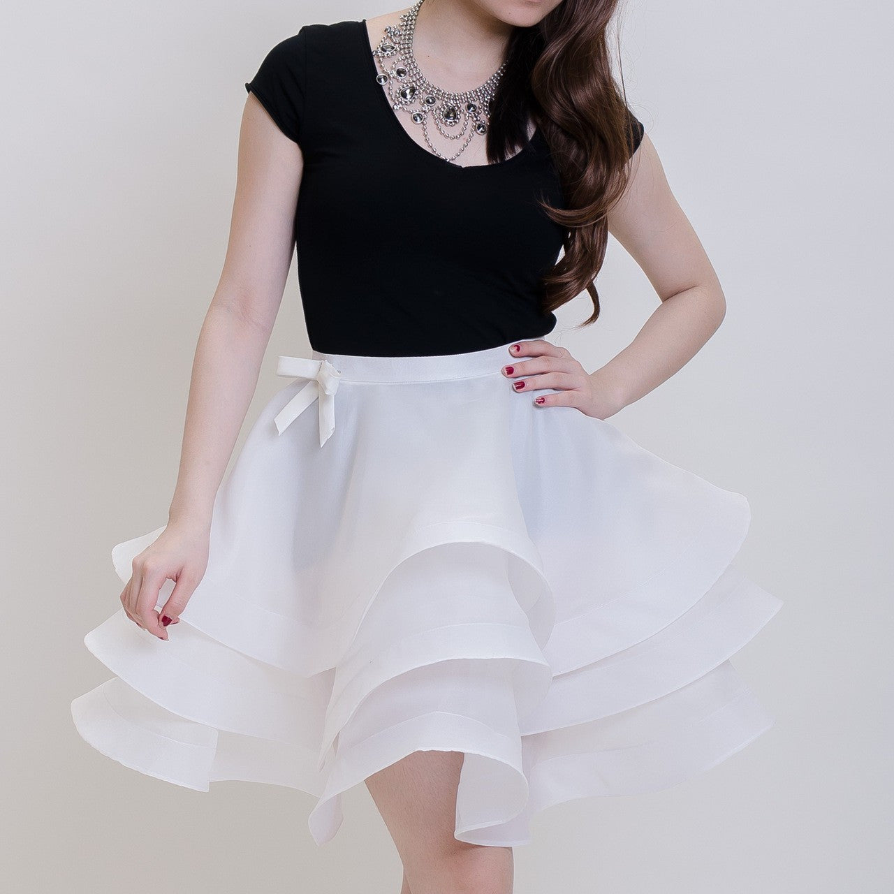 Ballerina Skirt White Royale Collier 